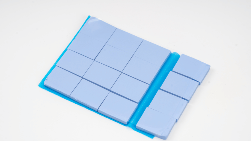 almohadillas térmicas azules