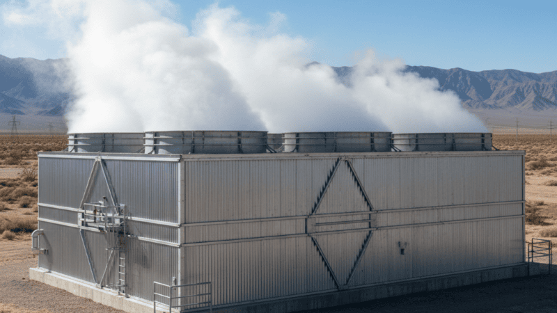Thermal imaging view of localized hot spots forming inside an 800V EV battery module during rapid charging.