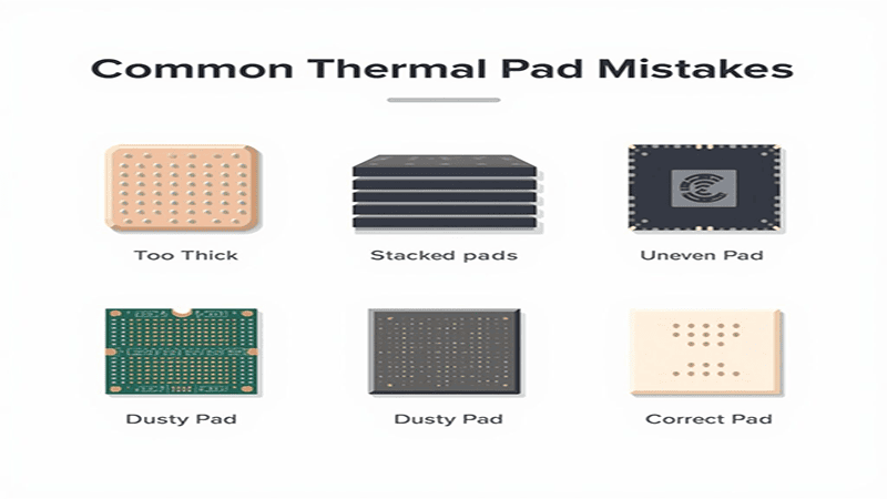 Common mistakes to avoid when using thermal pads