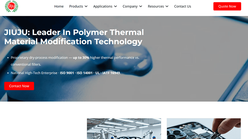 Jiuju: Thermally Conductive Plastics Wholesale Supplier