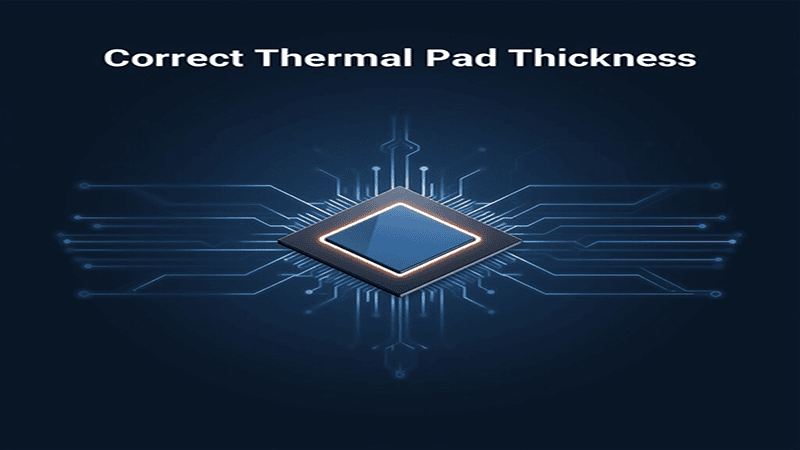 Benefits of choosing the correct thermal pad thickness for electronics