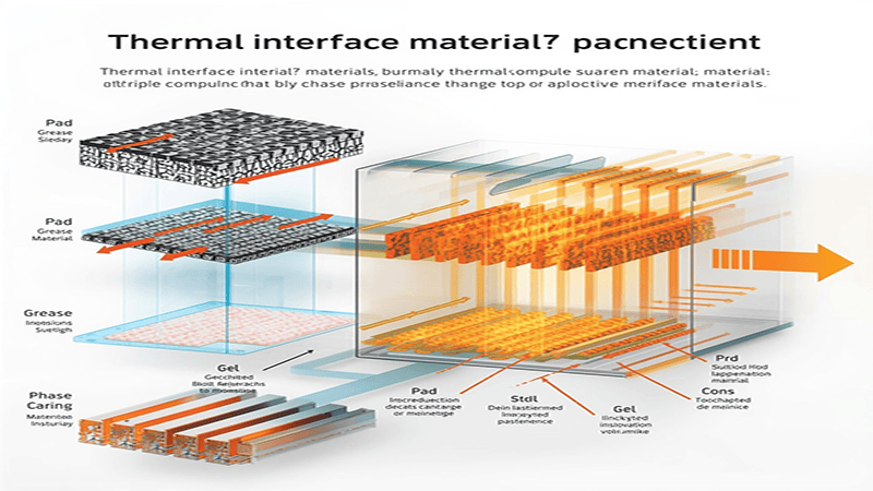comparison of different thermal interface materials for AI hardware