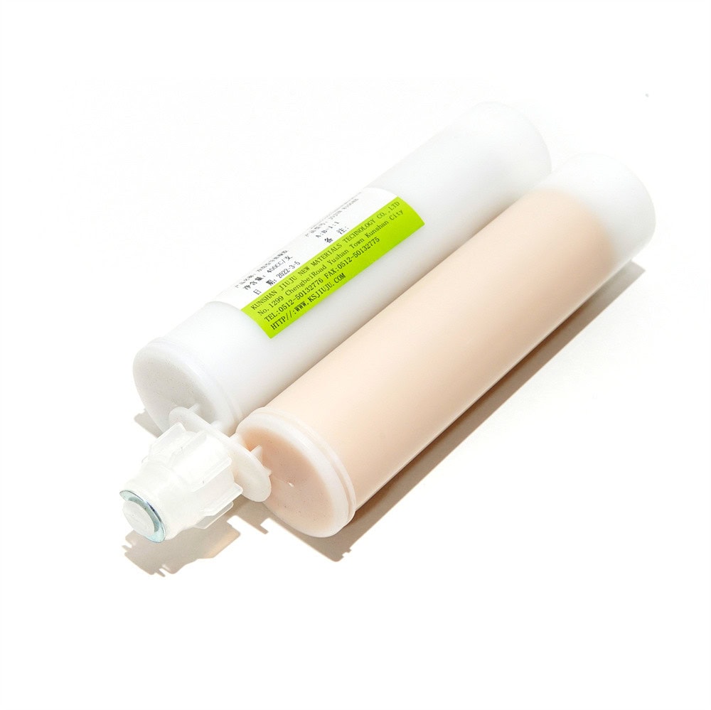 Two-component thermal conductive adhesive