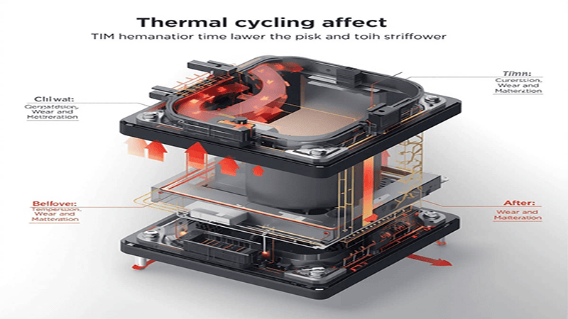 thermal cycling and long-term reliability of thermal interface materials